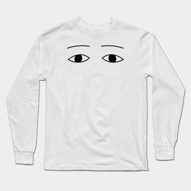 Medjed Long Sleeve T-Shirt by Darasuum